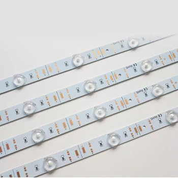 

5pcx47/95cm LED Backlight 360° lens Strip High bright 12V 6/12LEDs 6/12W SMD3030 LED Rigid strip For Advertising light boxes