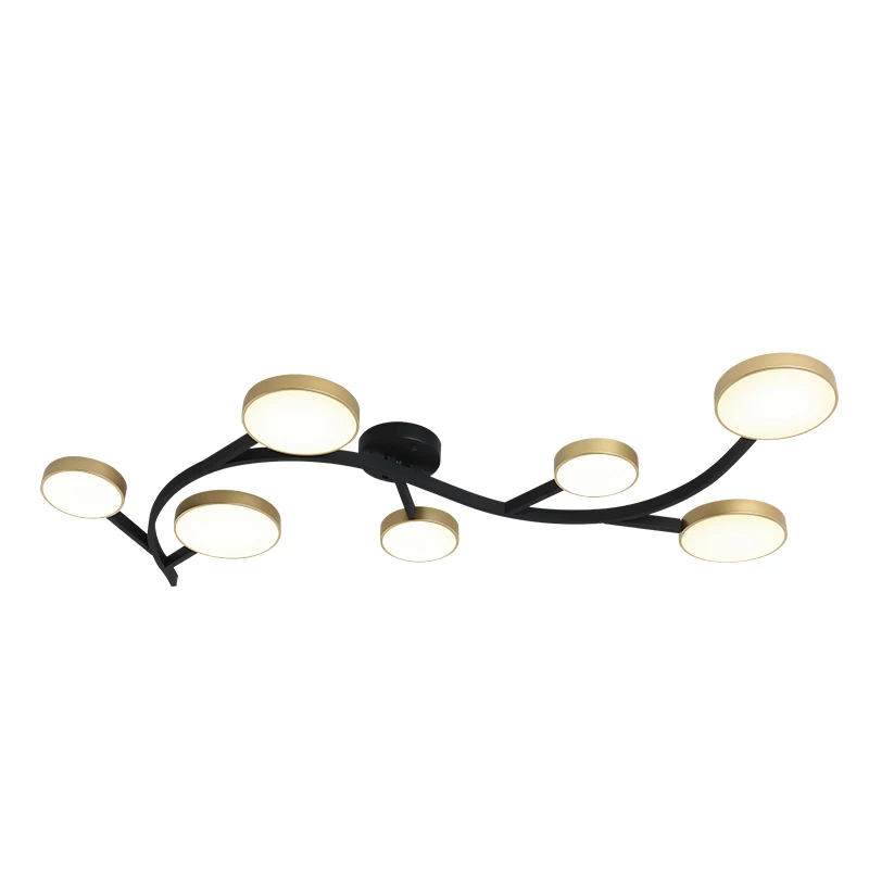 

Nordic LED celling chandeliers leaf branch celling Lamp gold white Lamp Creative Personality for Living Room bedroom dining room