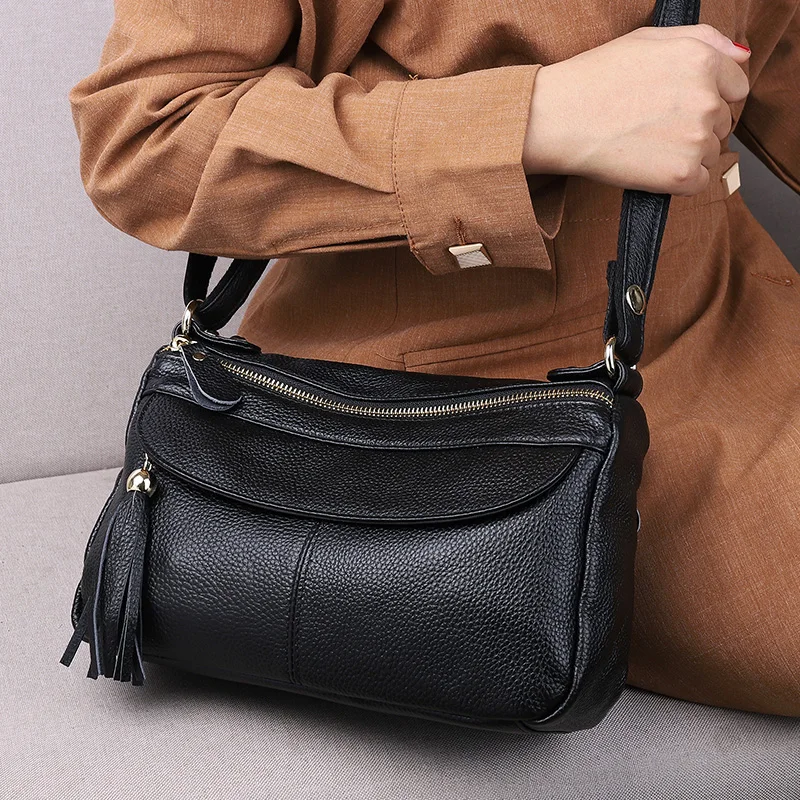 

Designer Women's Bag Shoulder Bags Fashion Simplicity Messenger Bag 2021 New High Quality Women Cow Leather Handbag for Women