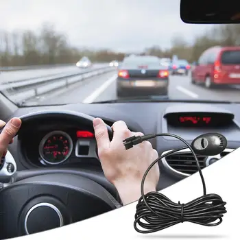 

Universal Car external microphone External Mic For Car CD DVD Radio Car Hand-Free Call Car Radio Straight Plug Bent Plug SM Plug