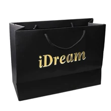 Переработанные Заказные крафт-печатные бумажные упаковочные пакеты для одежды