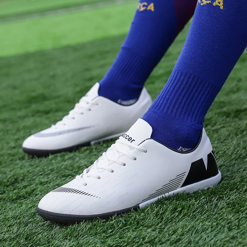 Футбольные бутсы для помещений, сверхтонкие дышащие, Chuteira Futebol, высокое качество, дешевые мужские футбольные бутсы, сверхтонкие оригинальные Бутсы для газона