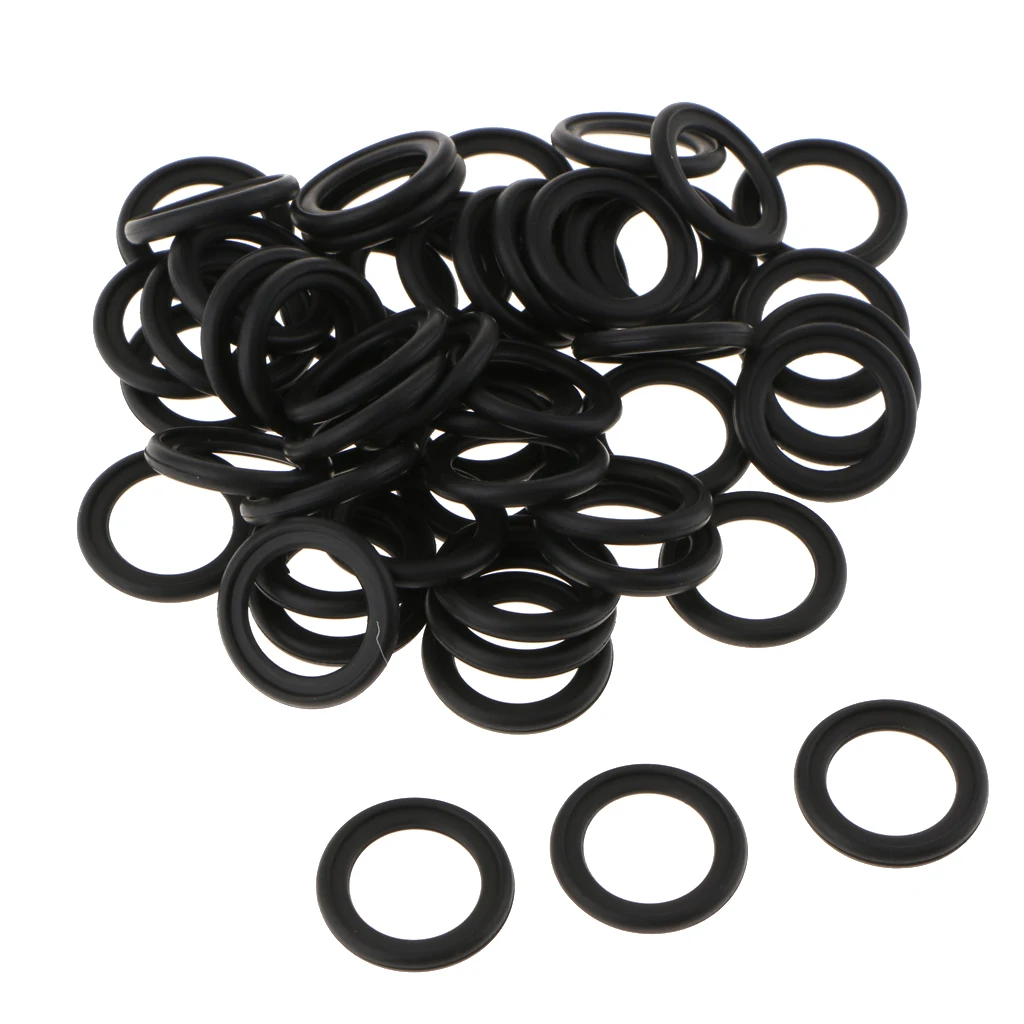 50Pcs 14mm Oil Drain Plug Crush Washer Gaskets For Ford F75Z-6734-AA