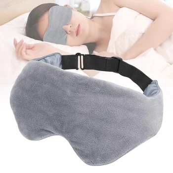 

Women Men Adjustable Strap Sleeping Zipper Gift Weighted Eye Patch Hot Cold Therapy Shade Cover Relieve Dark Circle Soft Yoga