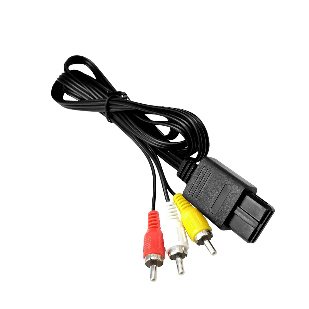 

Video Adapter Cable AV Video Converter Cord 1.8 Meters Game Console Accessory for N64