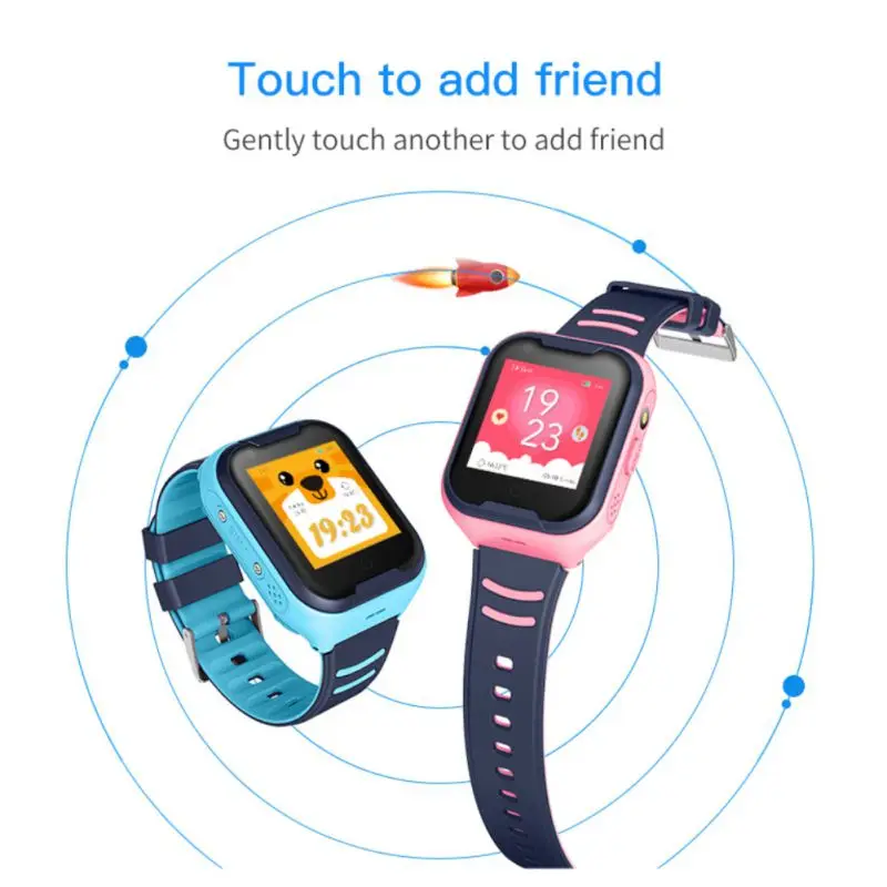 Kids Smart Watch GPS Touch Screen SOS Call Waterproof IP67 Dust-proof SIM Wrist Watch Smartwatch Girls Boys Birthday Gifts