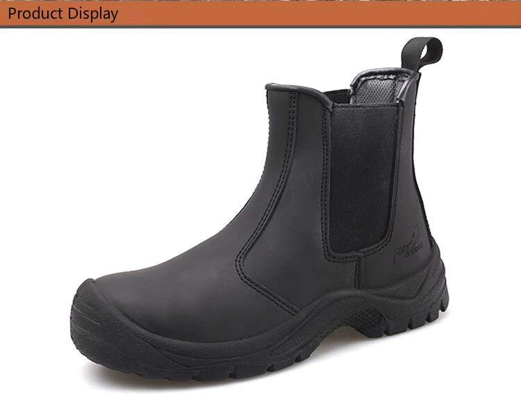 Мужские повседневные защитные ботинки размера плюс со стальным носком; Рабочая обувь из натуральной кожи на платформе; Рабочая обувь; ботинки челси