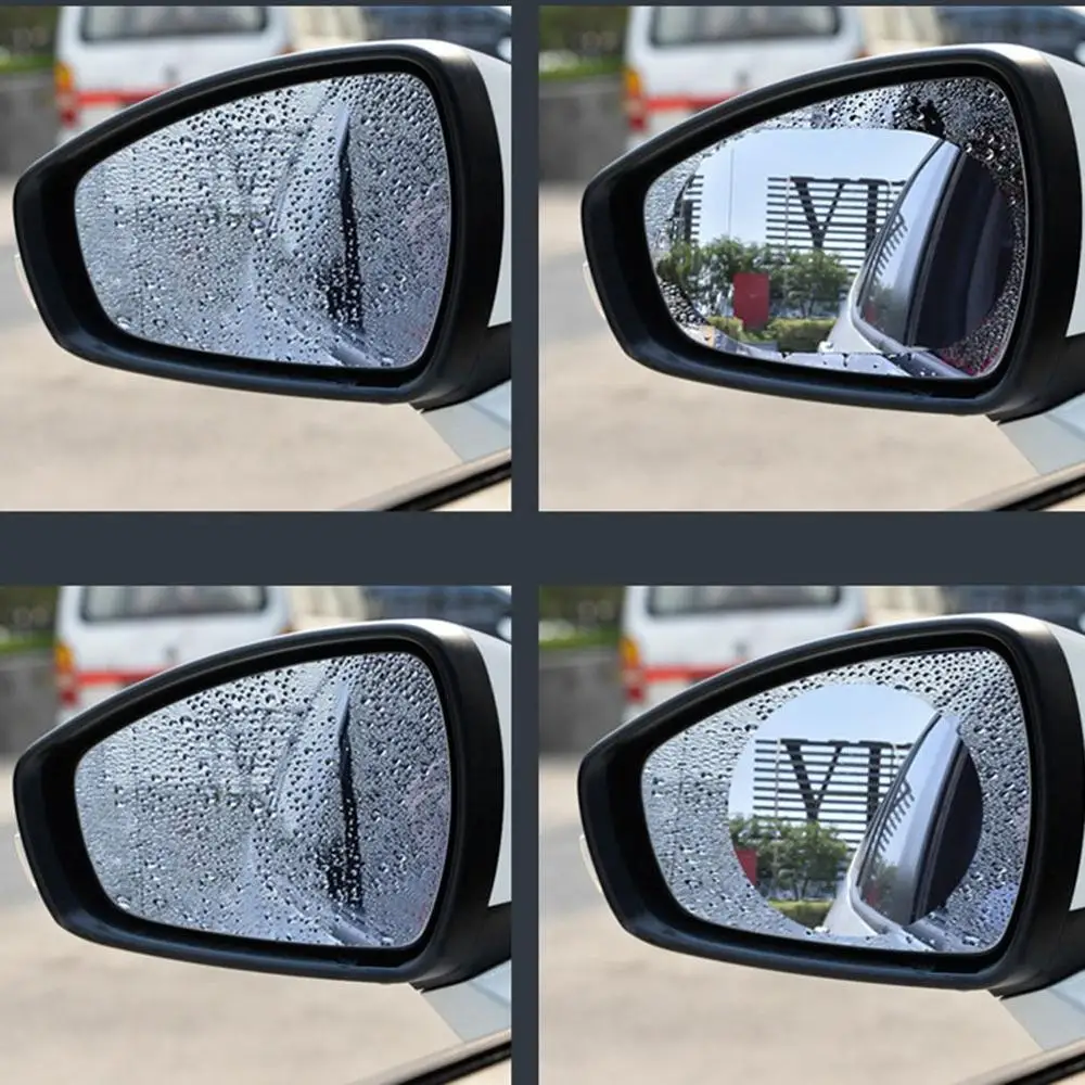 Горячее предложение, Автомобильное зеркало заднего вида, дождевая пленка, боковое окно, Hd, затопляющая пленка, зеркало заднего вида на весь экран, анти-туман, нано водонепроницаемая пленка