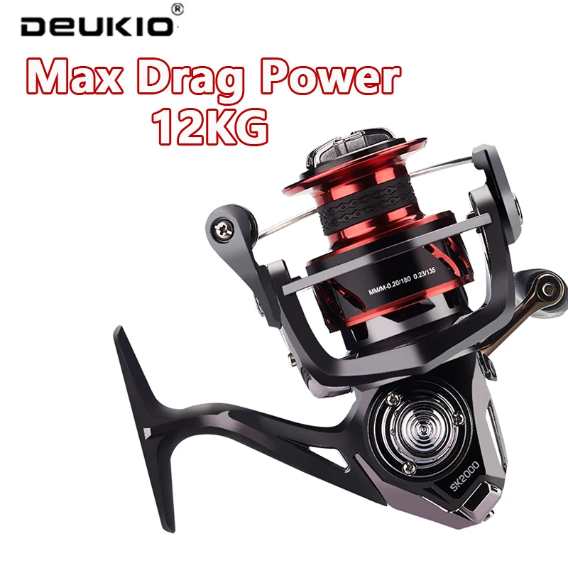 

Катушка рыболовная Водонепроницаемая DEUKIO, макс. нагрузка 12 кг, 6 + 1 шарикоподшипник, 5,7: 1 5,1: 1