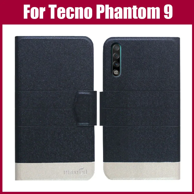 

Hot Sale! Tecno Phantom 9 Case 5 Colors Flip Ultra-thin Colorful Leather Phone Protective Case For Tecno Phantom 9 Cover