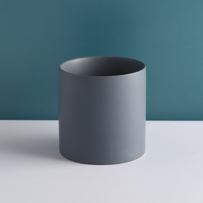 Ceramic Flower Pot Round Colorful Creative European-style Green Plant Pot