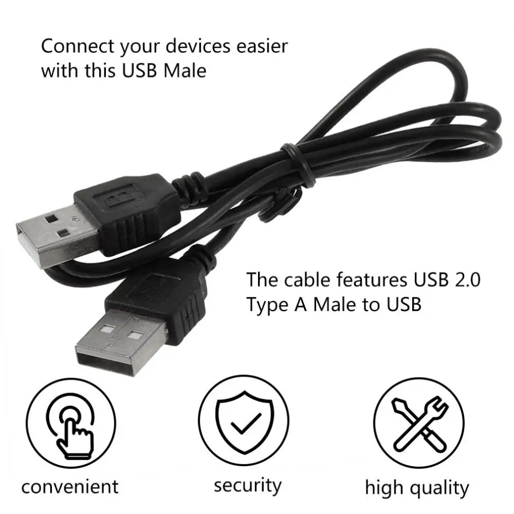 

Черный Удлинитель USB 2,0 «Папа-папа» M/M, переходник, кабель, провод USB 2,0 «Папа-папа», м/м, удлинитель, адаптер