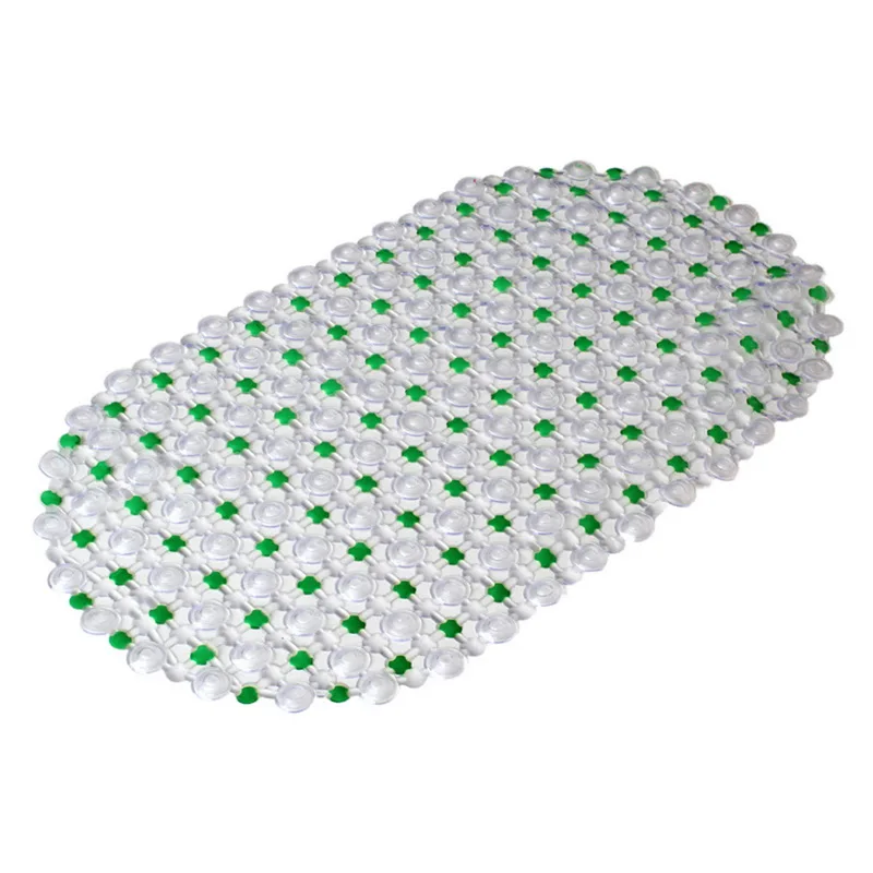 38x68 см нескользящий коврик для ванной безопасности коврик для ванной пластиковый красочный точечный Массажный коврик для ванной коврик в ванную - Цвет: Green