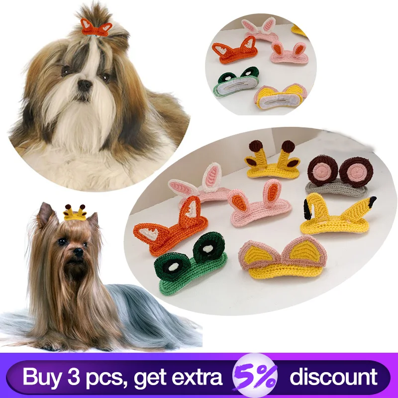 Halloween Cosplay Dog Hair Clips Cute Pet Grooming Cat Hairpins