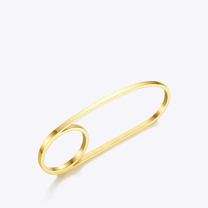 Кольцо ENFASHION из нержавеющей стали женское минималистичное Ювелирное Украшение