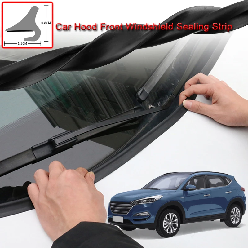 

For Hyundai Tucson 2015-2020 Car Seal Strip Windshied Spoiler Filler Protect Edge Weatherstrip Strips Sticker Auto Accessories