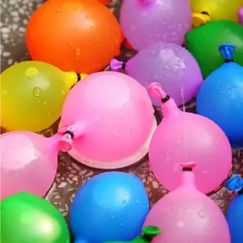 111pcs Multicolor Latex Filling Water Balloon Kids Summer Outdoor Beach Toy Easy Kit Latex Filling Water Bomb Ball Fight Games 4