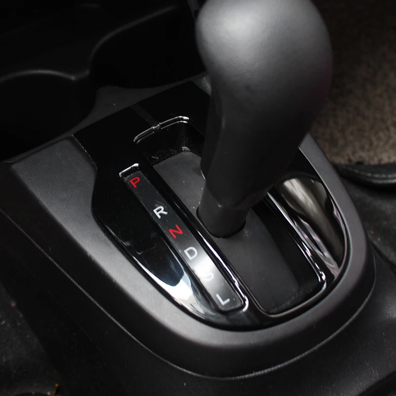 Автомобильная коробка переключения передач панель Крышка для Honda Fit- ABS пластик автомобиля рычаг переключения передач Ручка рамка панель отделка