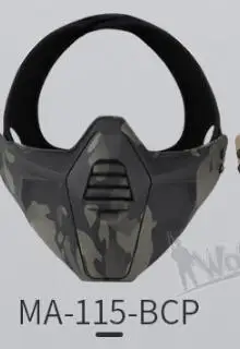 Masque Tactique Demi-visage WoSporT MA-148 - Cordura Camo - Airsoft