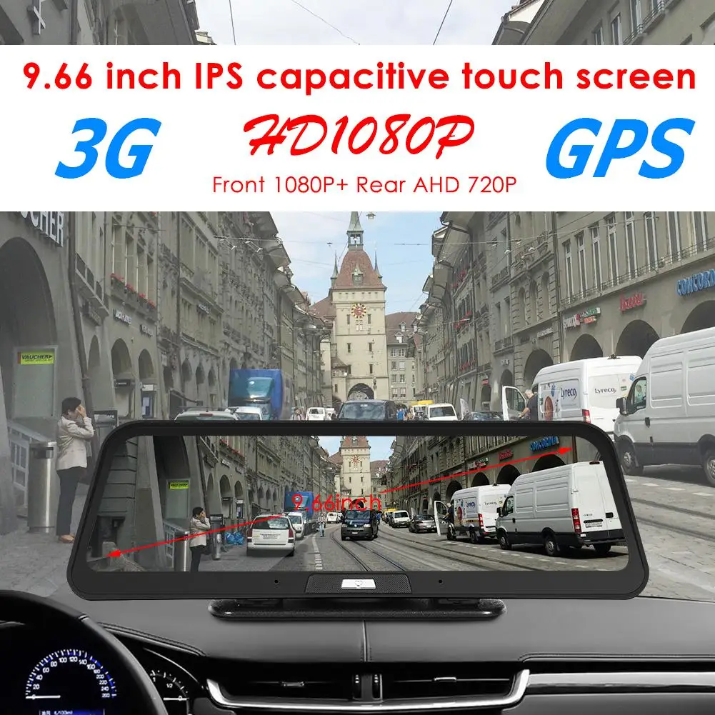 E96 Full HD 1080P Car DVR Camera 3G Android 5.1 GPS Navigation Dual Lens Night Vision Digital Video Recorder Dashcam