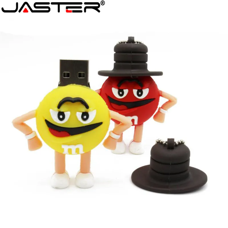 Флеш диск usb 2 0 с мультипликационным принтом JASTER 4 ГБ 8 16 32 64 ГБ|USB флэш-накопители| |