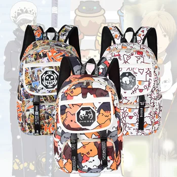 

Cute Cartoon Neko Atsume Naruto Tokyo Ghoul Natsume Yuujinchou Student Backpacks Large Capacity School Bag Backpack For Girl Boy