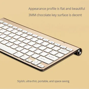 

2.4G Wireless Keyboard and Mouse Mini Multimedia Keyboard Mouse Combo Set For Notebook Laptop Mac Desktop PC TV Office Supplies