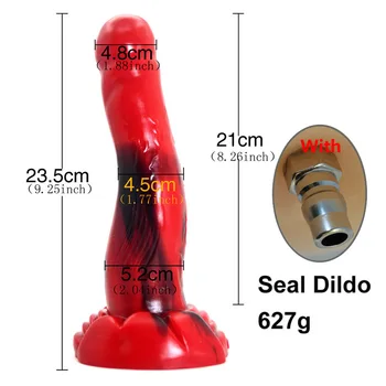 Sex Machine Attachment Senior Silicone Accessories Animal Red Dildos Anal Plug Strange Tentacle Penis Love Products 3XLR Quick 5