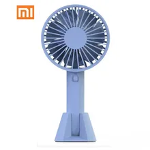 Xiaomi VH портативный ручной вентилятор удобный мини USB Перезаряжаемый Настольный вентилятор с тремя передачами для летних путешествий
