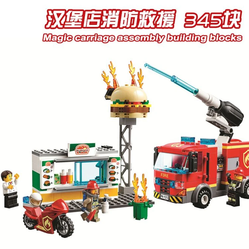 burger bar fire rescue