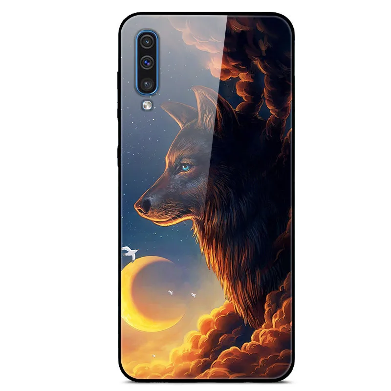 Tempered Glass Phone Case For Samsung Galaxy