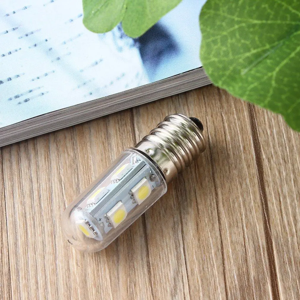 AC 220V E14 1W 7 светодиодный 5050 SMD Чистый/теплый белый холодильник - Цена: 366,44 руб.