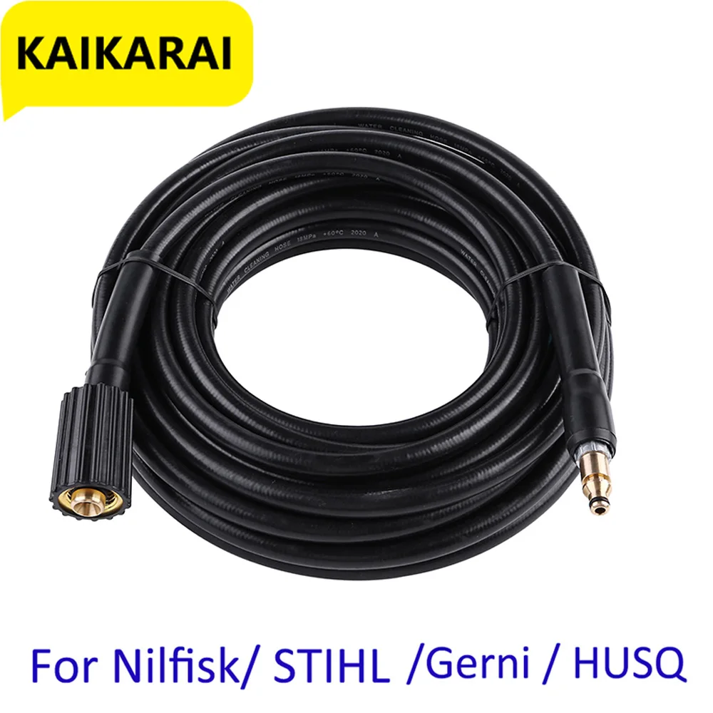Garden Cleaning Pressure Washer Hose Anti-Explosion for Nilfisk Adapter 15m 