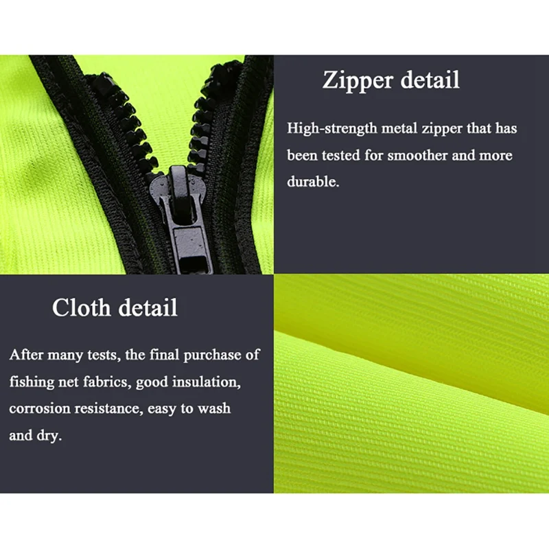 Светоотражающий жилет высокая видимость Мульти Карманный Защитное снаряжение наружный предохранительный бак верхняя конструкция защита внешняя одежда