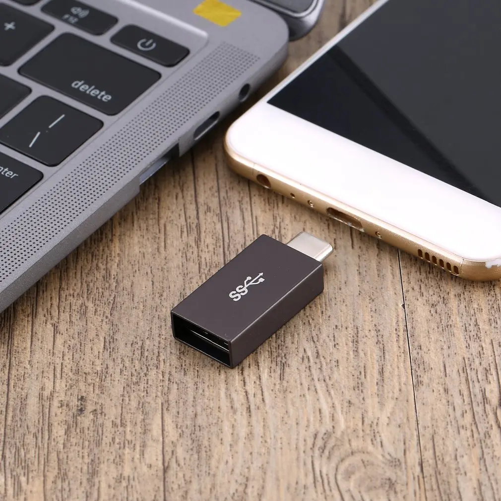Мини USB 3,0-type C Кабель-адаптер портативный зарядный USB конвертер Портативный USB 3,0-type C адаптер