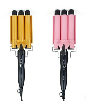 

Hair Curling Iron Ceramic Triple Barrel Hair Curler Irons Professional Hair Wave Wand Styling Tools Curling Iron Wand Waver