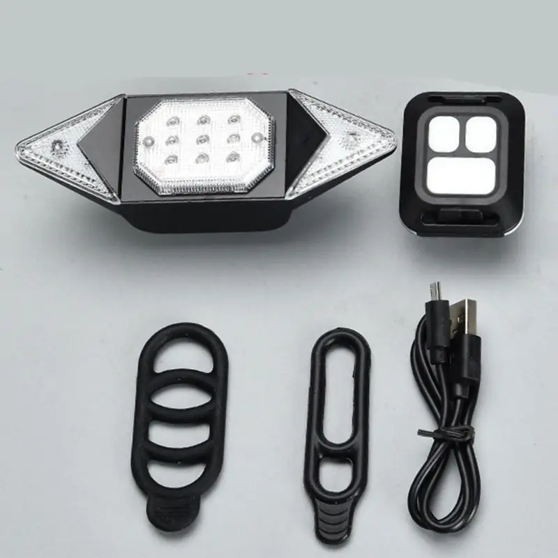 

Smart Turn Signal Bike Cycling Tail Lights USB Rechargeable Bicycle Rear Light