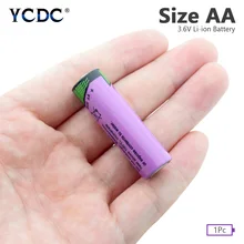 YCDC AA Батарея TL-5903 SL-760 ER14500 3,6 V 2400 мА-ч для м ПЛК промышленного литий-ионный аккумулятор с высокой Ёмкость Замена