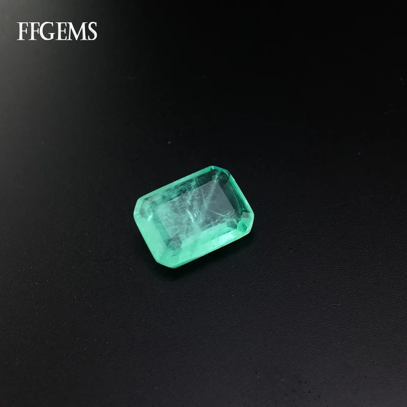 FFGems Brazilian Paraiba Tourmaline Loose Gemstone Created Stone Oct Cut for Women Silver or Gold Mounting Diy Jewelry FFGems Brazilian Paraiba Tourmaline Loose Gemstone Created Stone Oct Cut for Women Silver or Gold Mounting Diy Jewelry