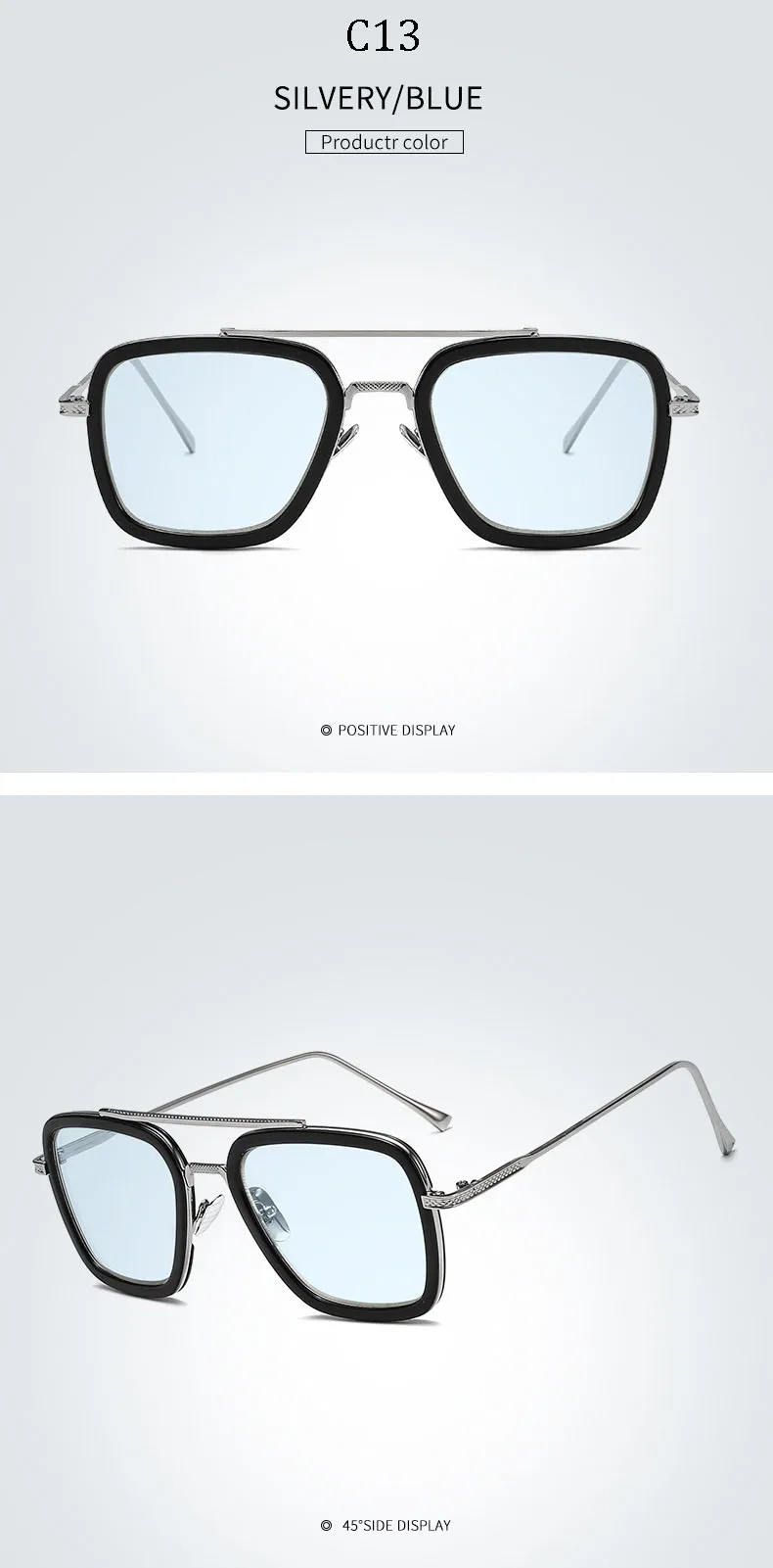 Модные мужские солнцезащитные очки в стиле «мстители» в летном стиле, мужские Квадратные Солнцезащитные очки ditaeds rays uv400 Oculos De Sol в стиле ретро