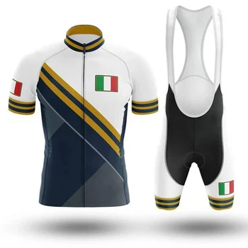 

Ltaly 2020 Summer Bike Clothing go Pro Team Jersey Sets Maillot Ciclismo Cycling Clothes Quick Dry Anti bicycle Sweat Sports Top
