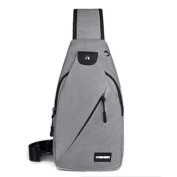 

Oxford Men Crossbody Bag for 9.7" Ipad Travel Shoulder Messenger Bags Male Multifunction Waterproof Chest Bag Pack Short Trip