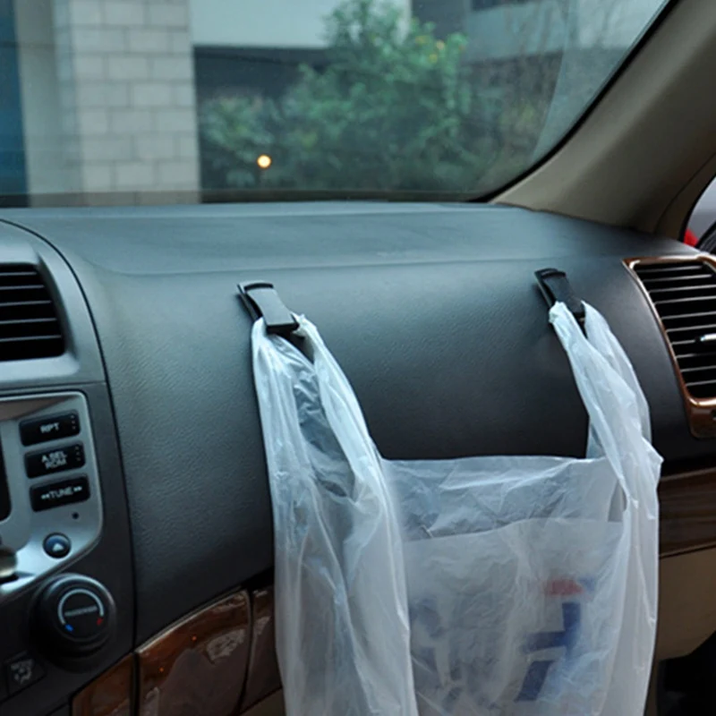 2x Black Car Sunglasses Ticket Pen Card Holder Clips Glasses Sun Visor Mount