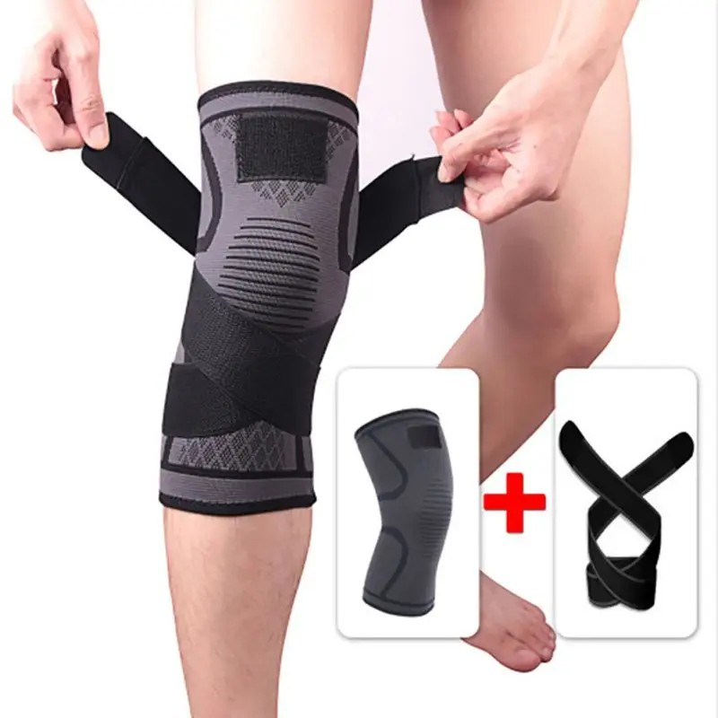 

Knee Support With fixed Strap Breathable Warmth Winter Knee Pad Sports Training Elastic Knee Pads Safety Protect