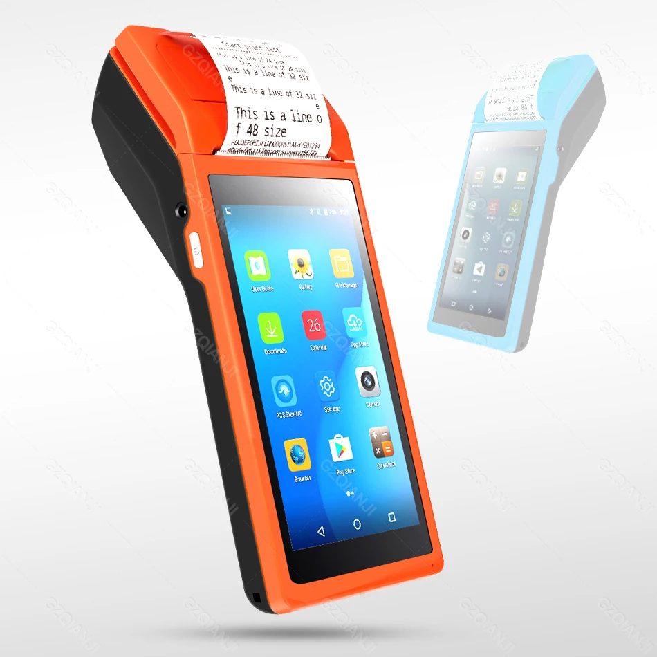 V1 Android POS терминал принтер PDA Беспроводная система Bluetooth и Wifi с встроенным