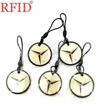 ID 125 кГц T5577 перезаписываемый брелок пустая карта RFID Круговой водонепроницаемый жетон смарт-брелок для ключей карта контроля доступа 1 шт