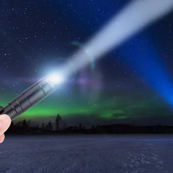 

Portable Mini LED Pen Light Portable Mini LED Flashlight Torch XPE-R3 Flash Light Hunting Camping Lamp By 2xAAA battery