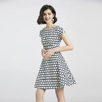 

Gedivoen Fashion Designer Summer Dress Women Short Sleeve Print A Line Dress Elegant Sweet Party Mini Dresses Vestidos