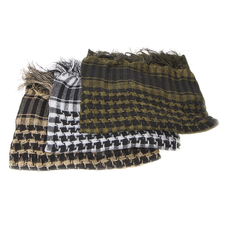 Военный Тактический Keffiyeh Шарф в арабском стиле для охоты, велоспорта, шаль для головы, Армейский Камуфляж M7DC