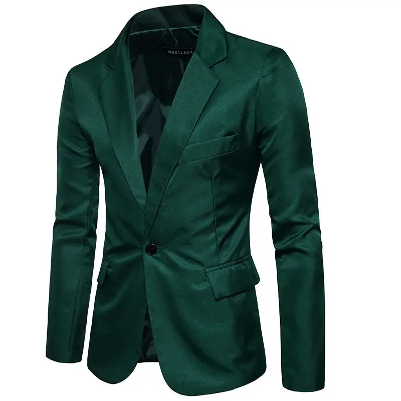 Autumn Winter Slim Fit Blazer Mens Wedding Party Suits Fashion Casual Solid Jacket Coat blazer masculino